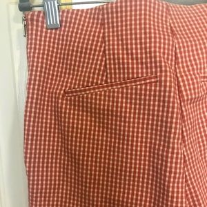 Gingham Ankle Length Pant